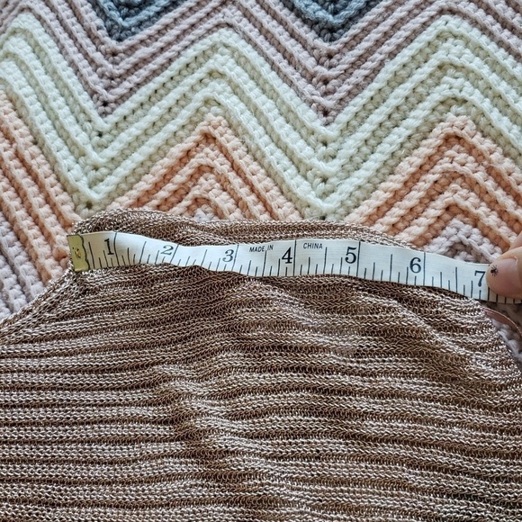 TOPSHOP petite rosegold crop top tank top 8 - Picture 6 of 10